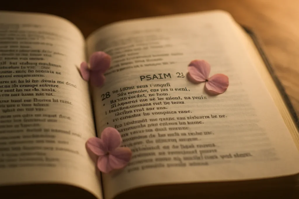 Explore o significado profundo do Salmo 23, versículo por versículo, e descubra revelações espirituais que fortalecem sua fé e conexão com Deus.