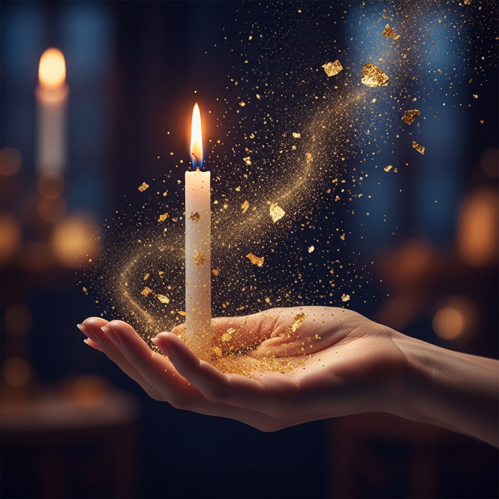 Ritual com vela para atrair dinheiro - imagem 1