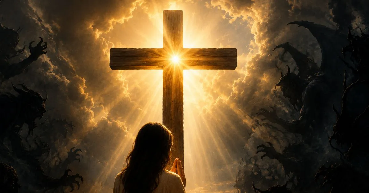 Credo em Cruz — Oração Poderosa de Proteção Espiritual Contra o Mal