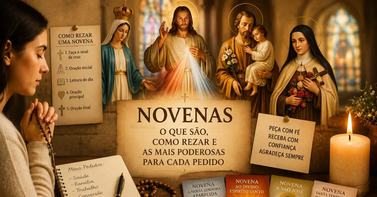 Novenas: O Que São, Como Rezar e as Mais Poderosas para Cada Pedido