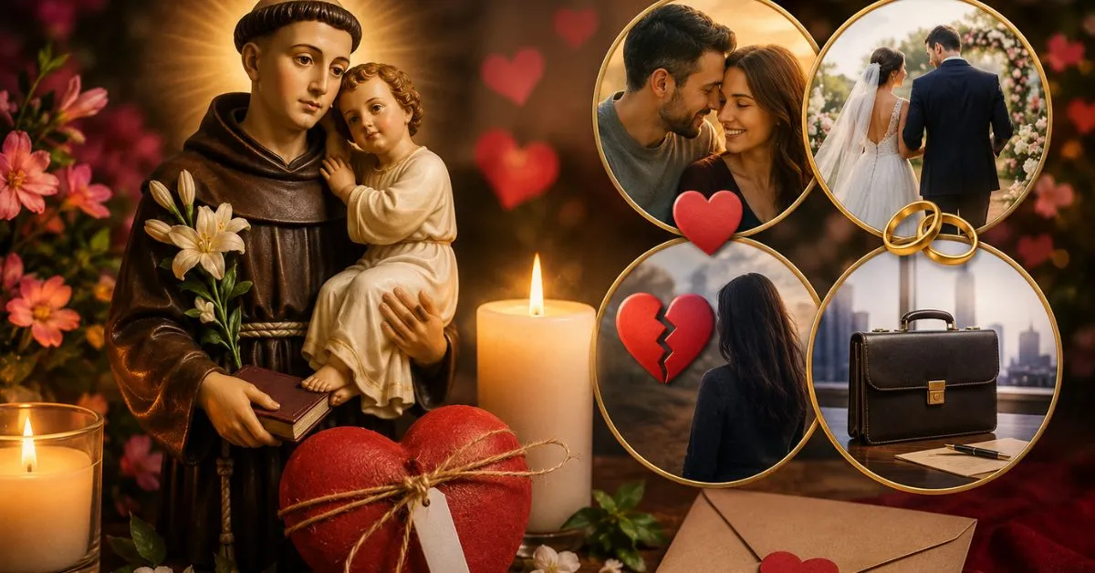 Simpatia para Santo Antônio: Para Amor, Casar, Voltar Ex e Emprego